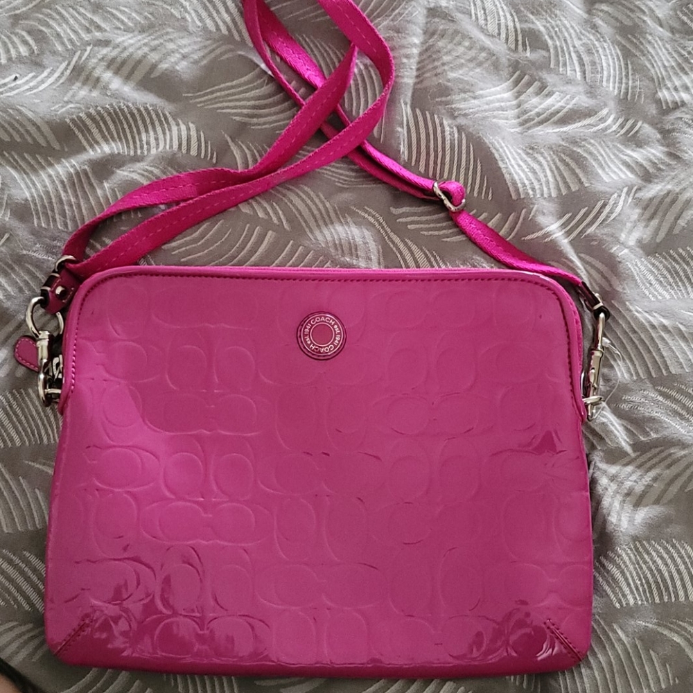 Pink coach iPad bag, brand new
